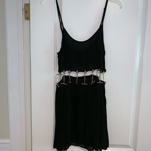 Rehab black mini dress